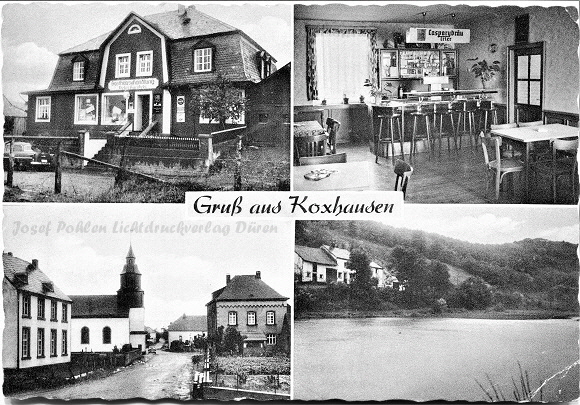 alte Postkarte aus Koxhausen